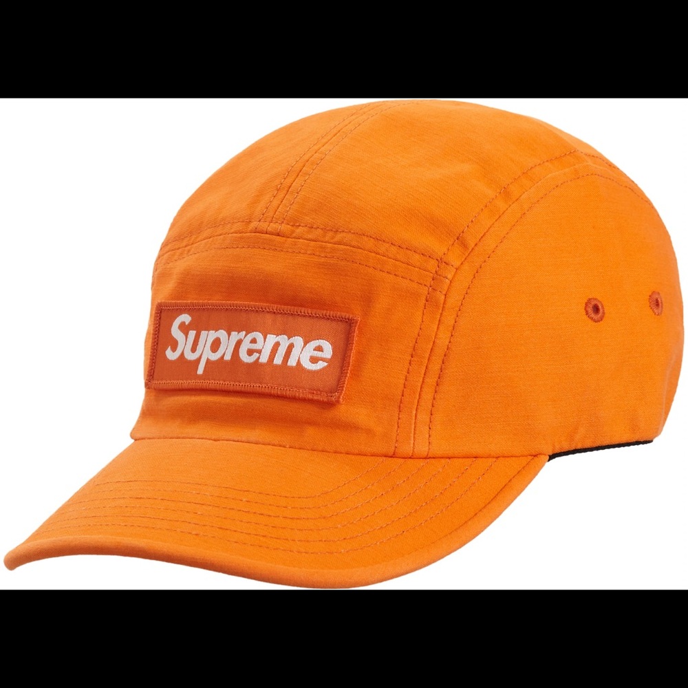 Supreme: Military Camp Cap: Orange